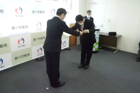 令和3年度安全衛生に係る香川労働局長表彰にて奨励賞を受賞いたしました